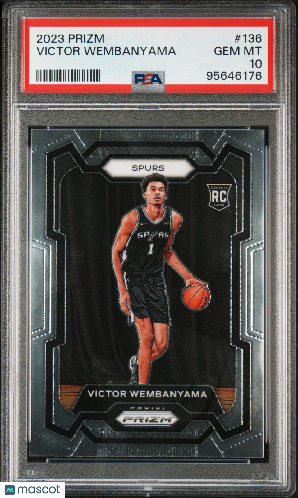 2023 Panini Prizm Victor Wembanyama Rookie PSA 10 GEM MINT San Antonio Spurs - Graded Sports Cards