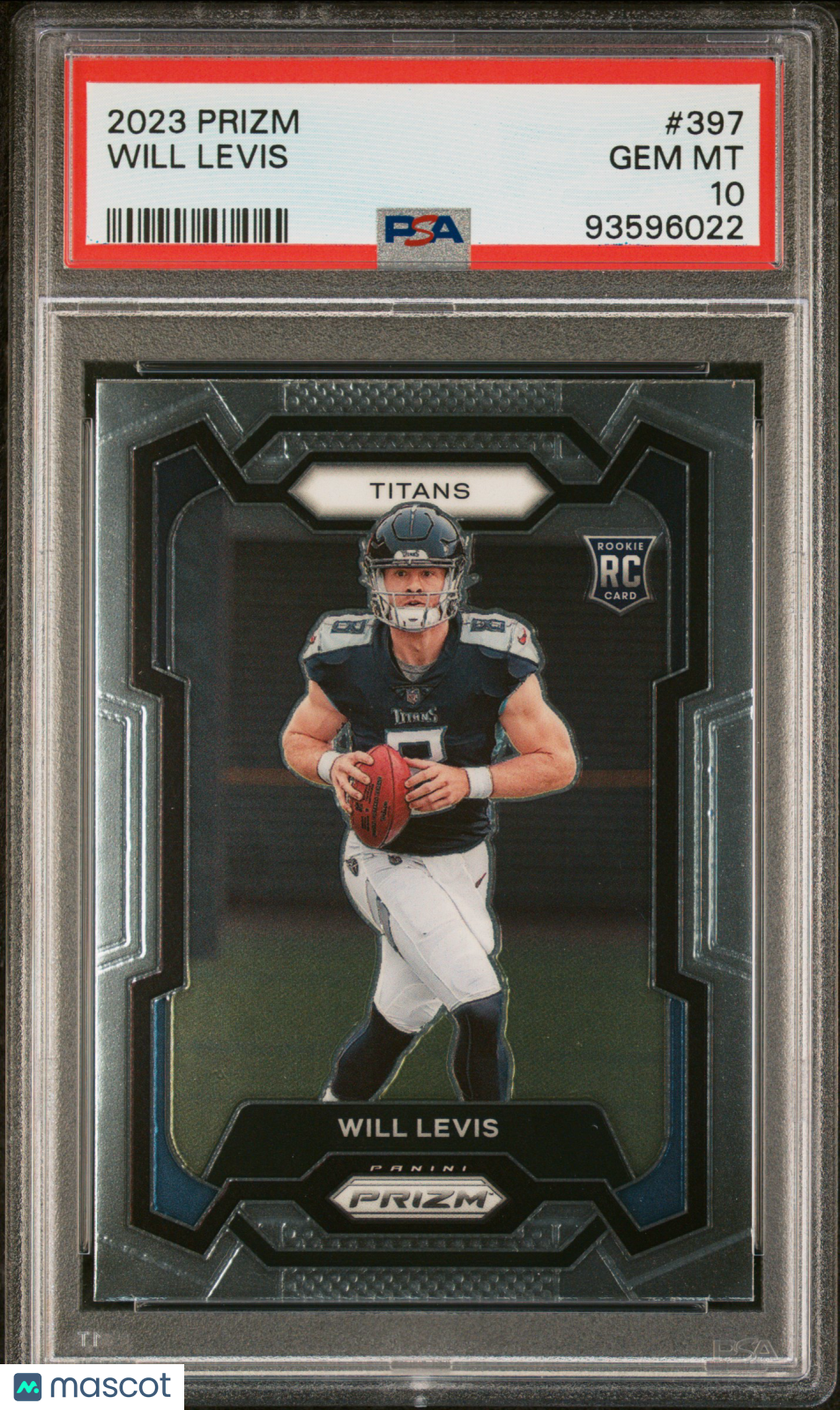 2023 Panini Prizm Will Levis Rookie #397 PSA 10 Football - Graded Sports Cards