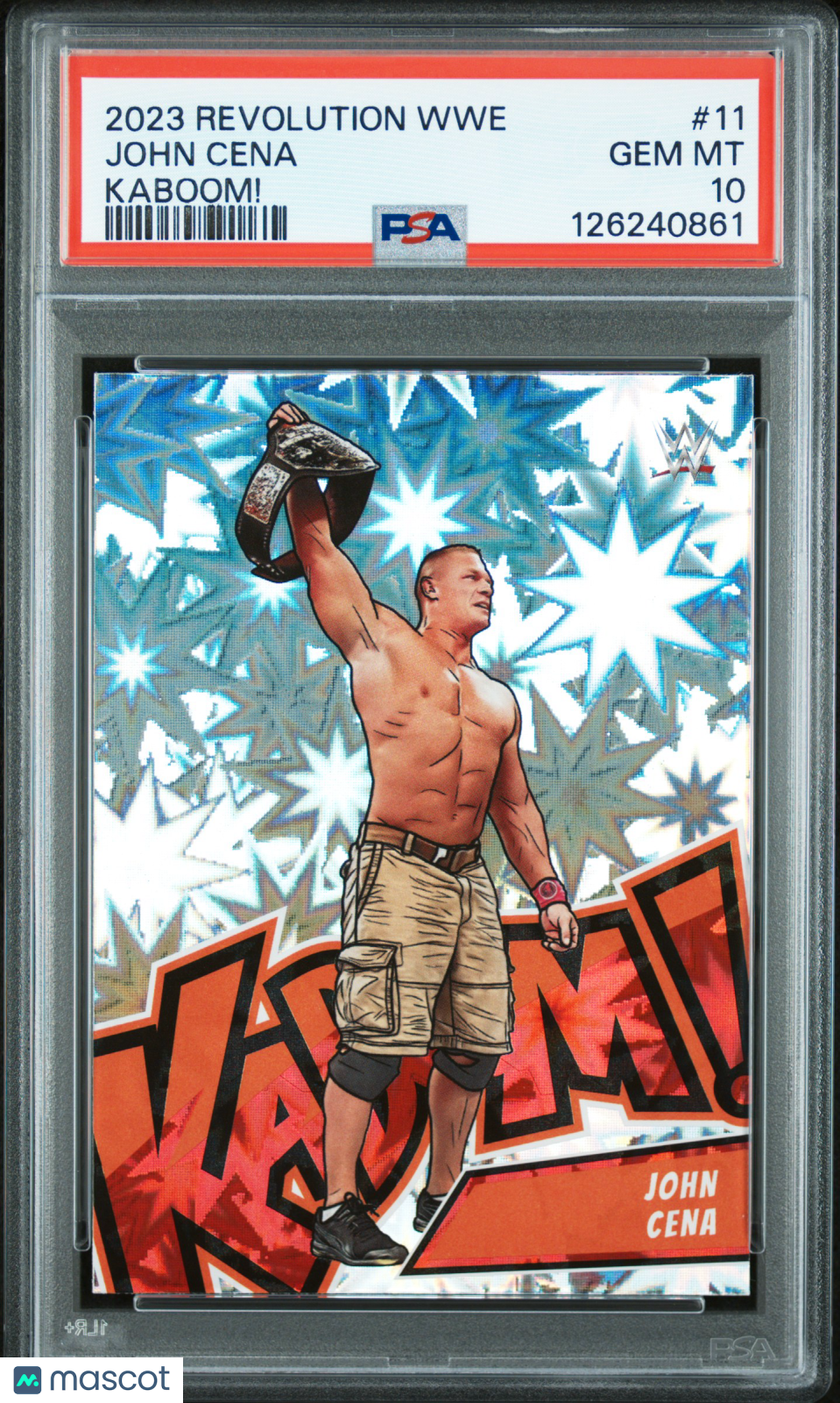 2023 Panini Revolution WWE Kaboom! John Cena #11 PSA 10 ONLY ONE ON MARKET - Graded Sports Cards