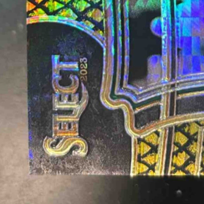 2023 Panini Select Aaron Rodgers Dragon Scale Gold Prizms /10 #375 New York Jets - Sports Cards