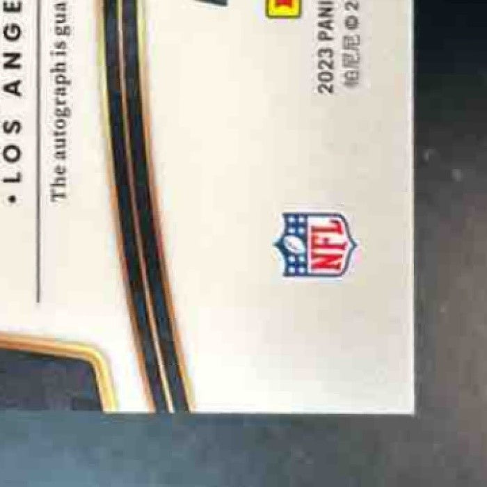 2023 Panini Select Cameron Dicker Signatures Maroon /75 Los Angeles Chargers - Sports Cards