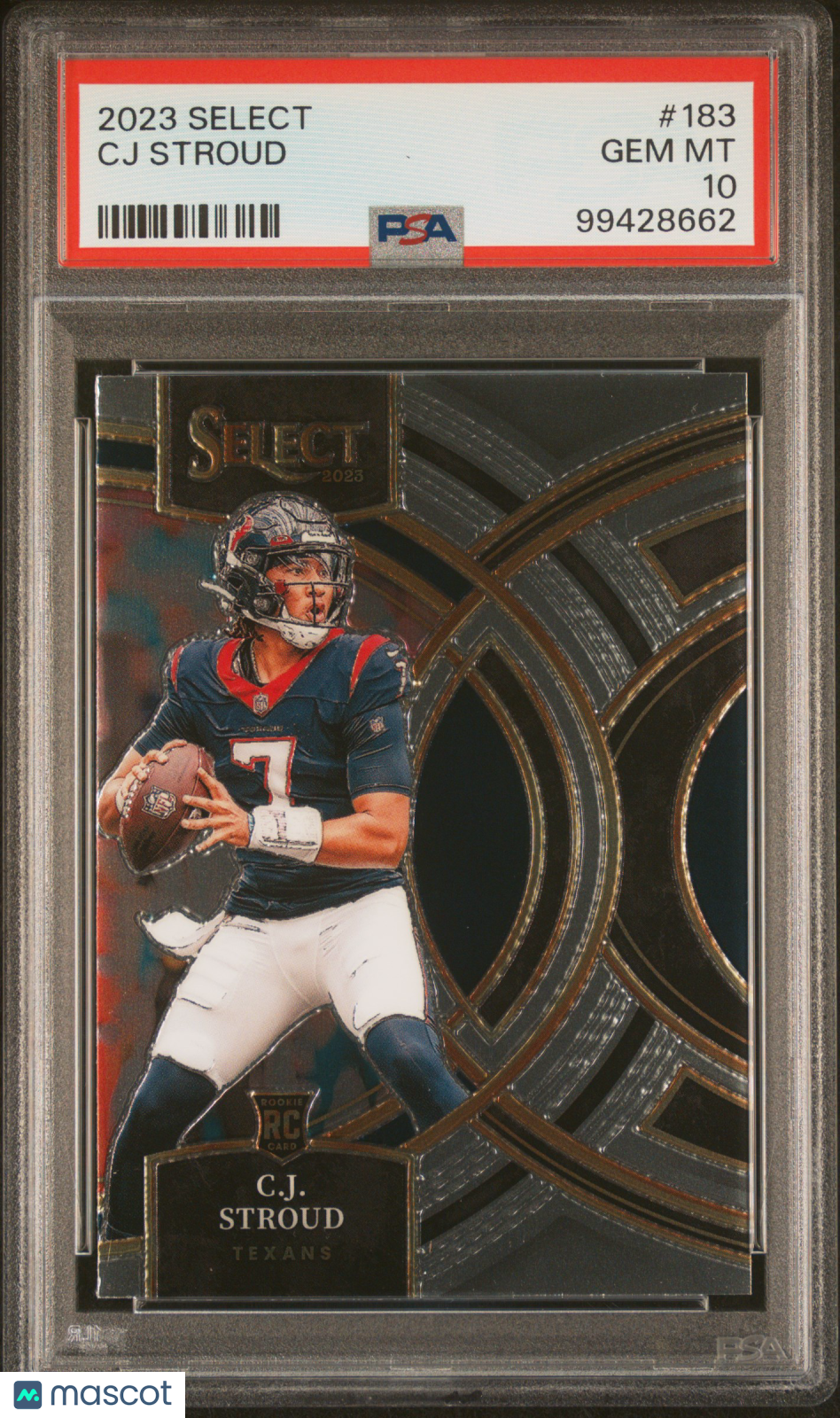 2023 Panini Select CJ Stroud Rookie #183 PSA 10 GEM MINT - Graded Sports Cards