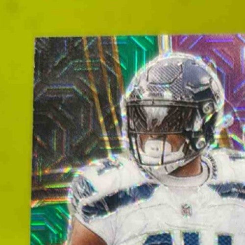 2023 Panini Select DK Metcalf Sparks Green Prizm 5/5 SP-DKM MEM Seattle Seahawks - Sports Cards