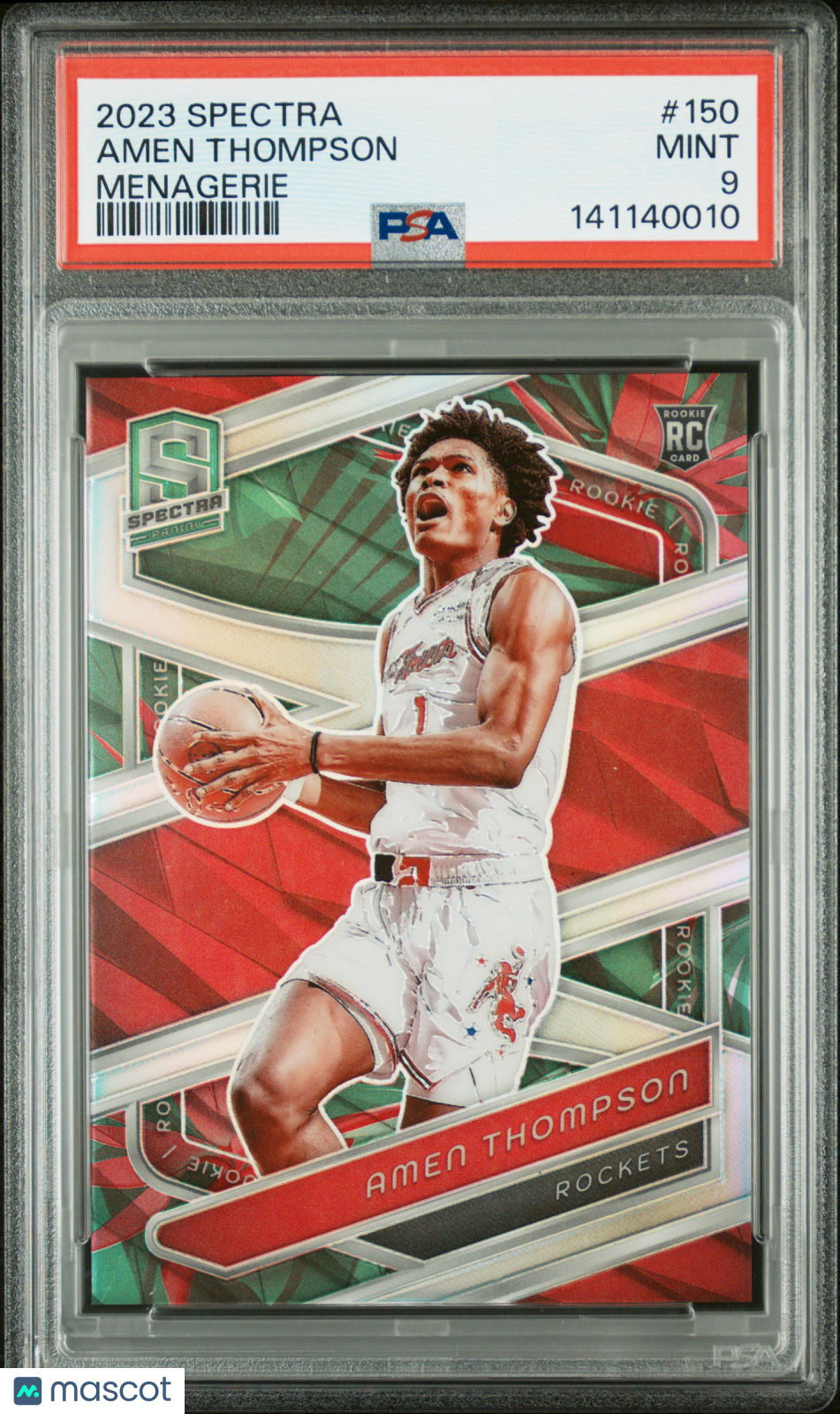 2023 Panini Spectra Amen Thompson Menagerie #150 PSA 9 - Graded Sports Cards