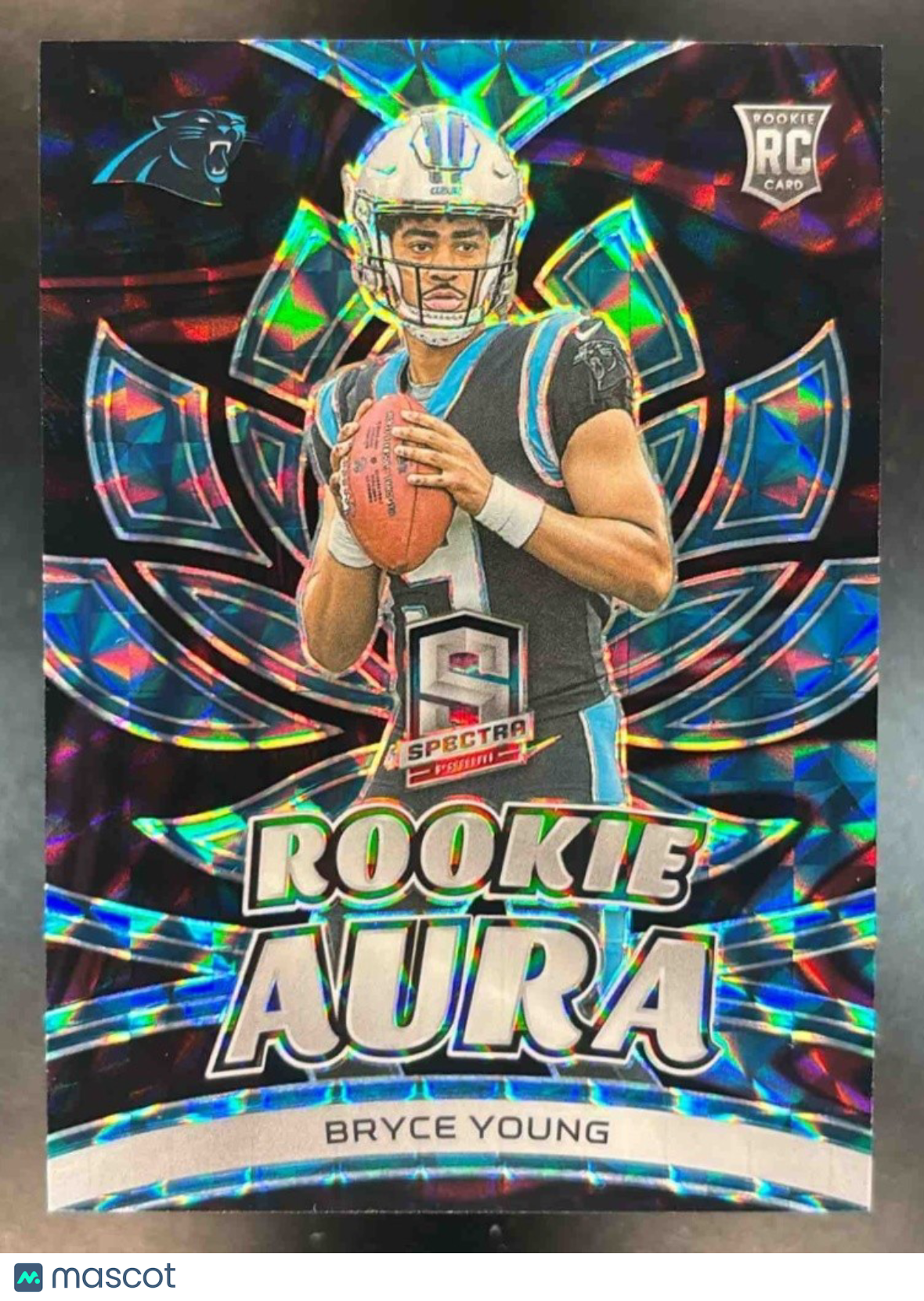 2023 Panini Spectra Bryce Young Rookie Aura Interstellar /50 RC Carolina Panther - Sports Cards