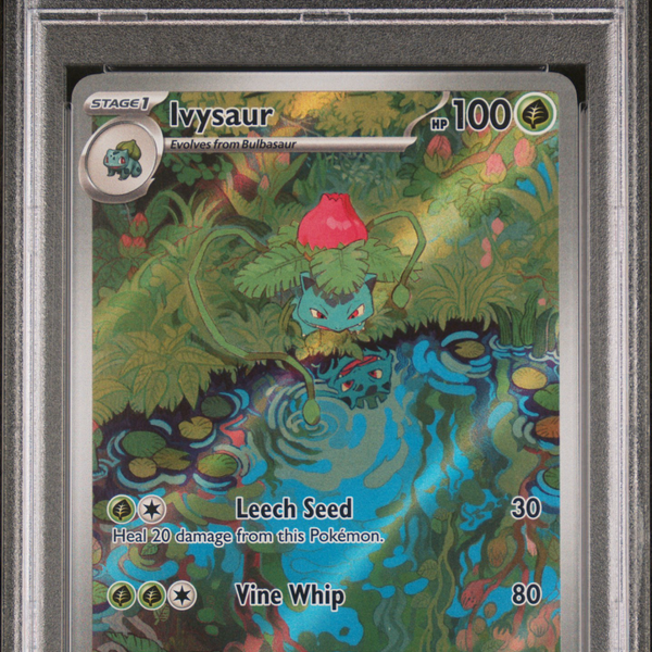 2023 Pokemon 151 Ivysaur #167 Illustration Rare PSA 10 2023 Pokemon 151 Ivysaur #167 Illustration Rare PSA 10