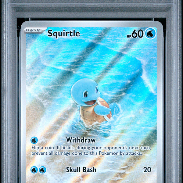 reversal energy pokemon card value 2023 Pokemon 151 Squirtle #170 Illustration Rare PSA
