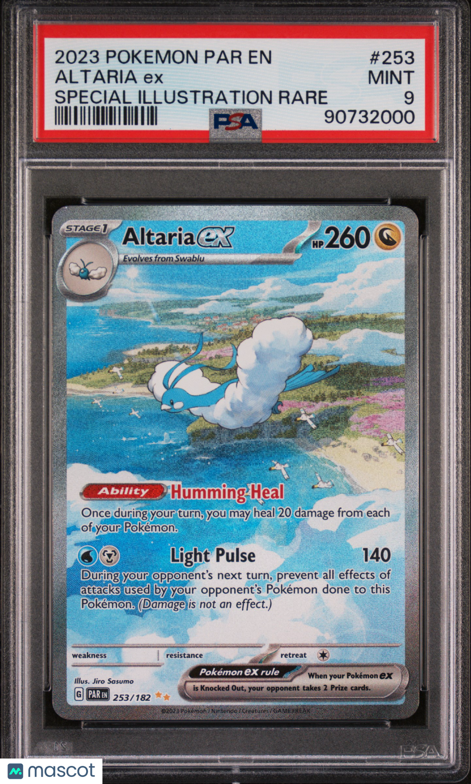 2023 Pokemon Par EN-Paradox Rift Altaria EX #253 Special Illustration Rare PSA 9 - Graded TCG/CCG