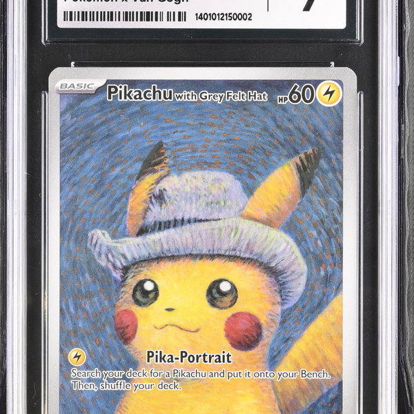 Pikachu with Gray Felt Hat 現地購入　正規品 Pikachu With Grey Felt Hat 085 Promo Card Pokemon Van Gogh Museum
