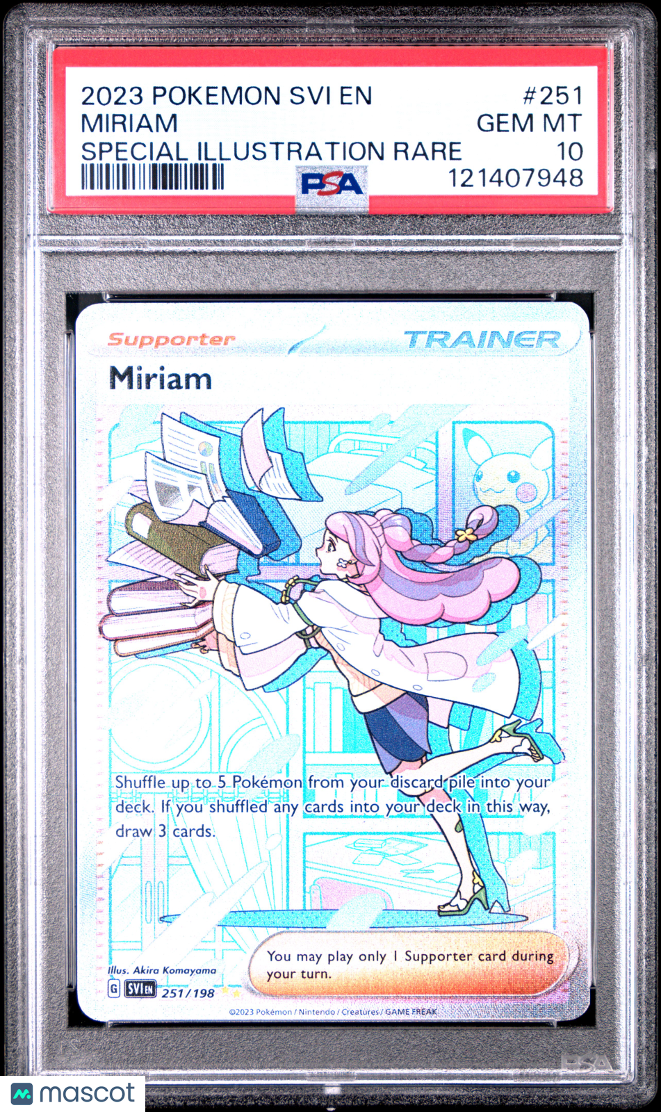 2023 Pokemon Scarlet & Violet Miriam #251 SIR PSA 10 GEM MINT - Graded TCG/CCG