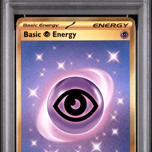 gold energy pokemon card 151 2023 Pokemon SV 151 Basic Psychic Energy #207 Gold