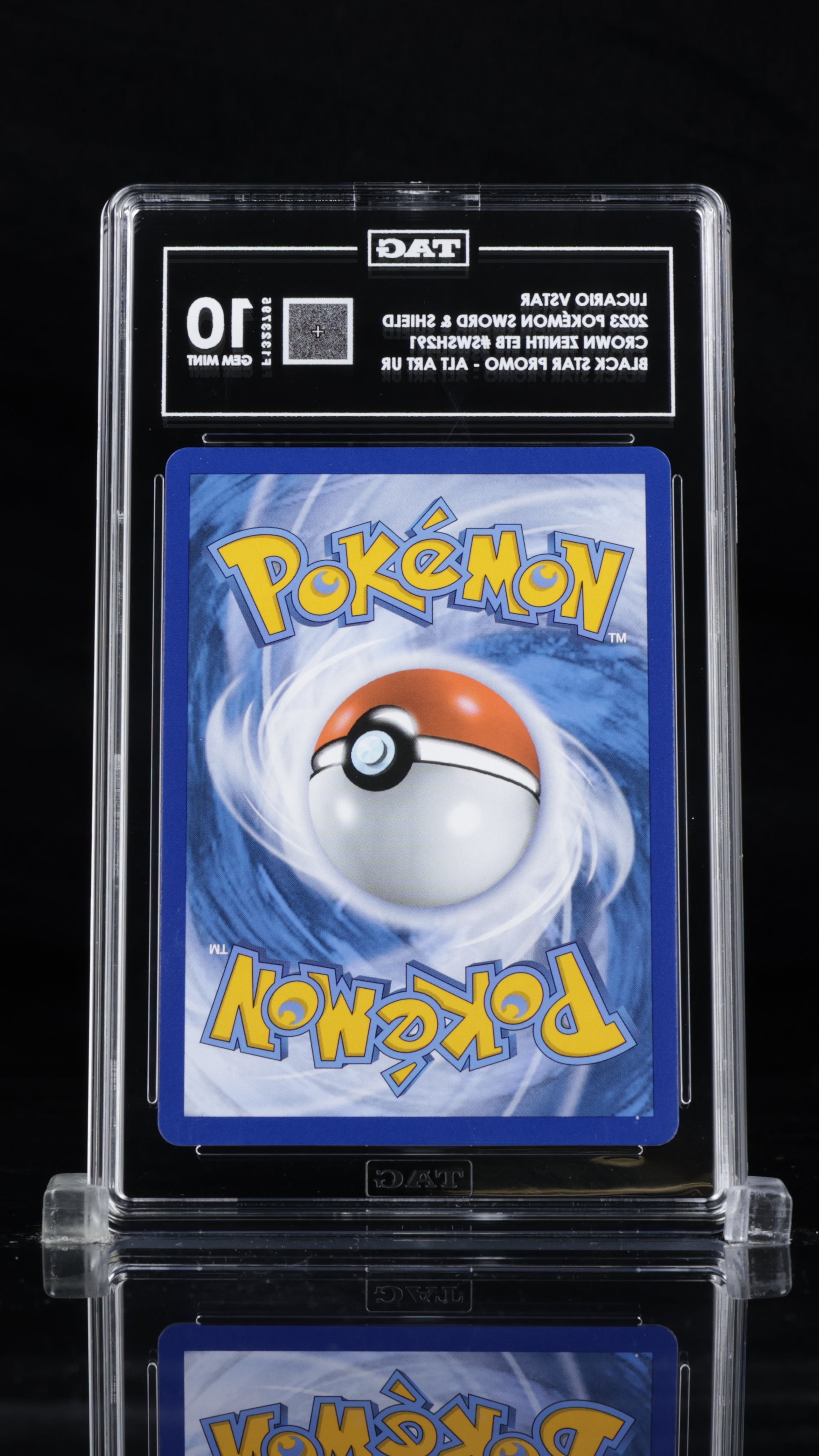 2023 Pokemon Sword & Shield Black Star Promos Lucario VSTAR #SWSH291 TAG 10 GEM - Graded TCG/CCG