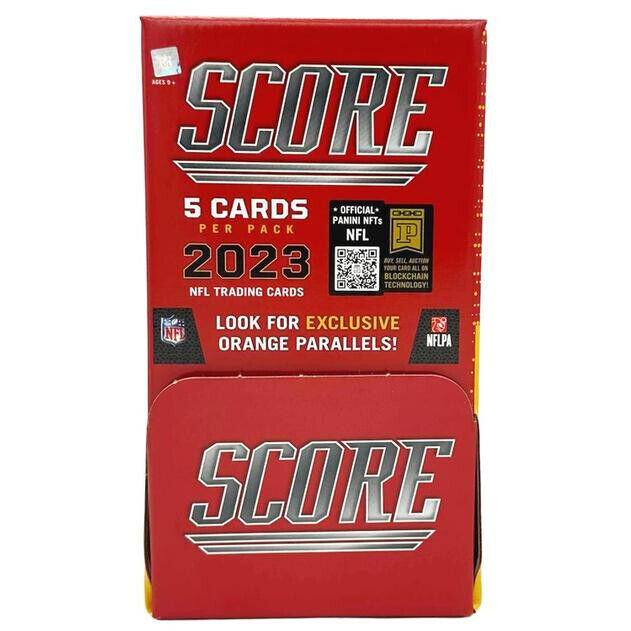 2023 Score NFL Football Trading Card GRAVITY FEED Box [48 Packs] (Orange Parallel / Pack) SHIP ONLY - Sports