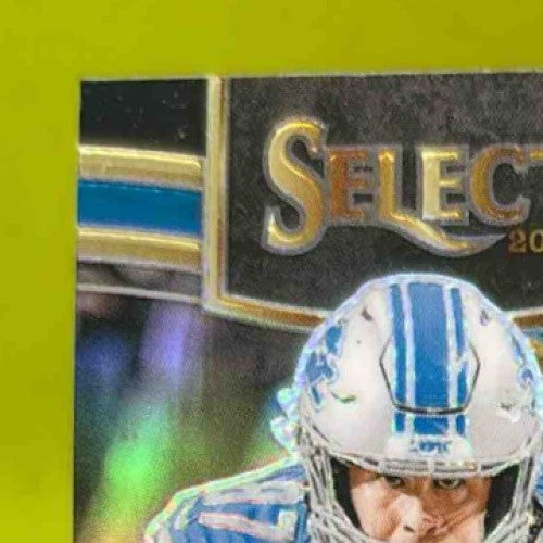 2023 Select Sam LaPorta Black and Gold Prizms Die Cut #106 RC Detroit Lions - Sports Cards