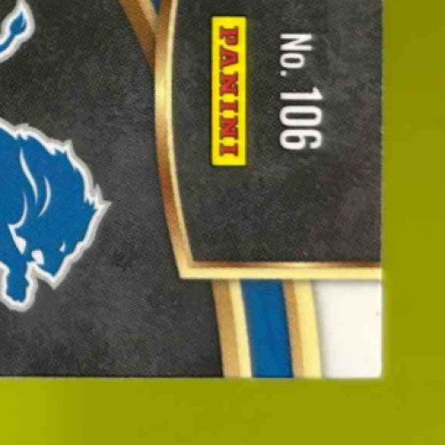 2023 Select Sam LaPorta Black and Gold Prizms Die Cut #106 RC Detroit Lions - Sports Cards