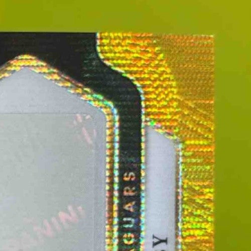 2023 Select Tank Bigsby Rookie Gold Wave Prizm MEM Auto RC Jacksonville Jaguars - Sports Cards