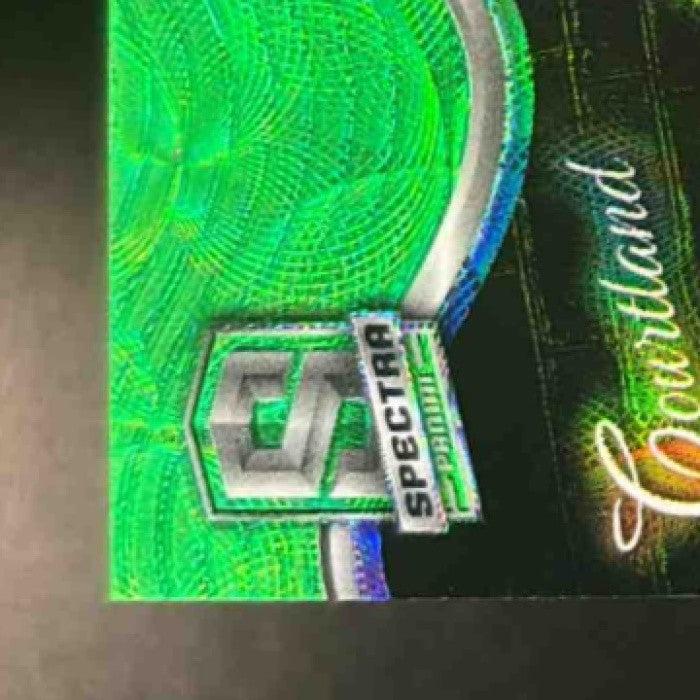 2023 Spectra Courtland Sutton 2022 Football Auto Neon Green /35 Denver Broncos - Sports Cards