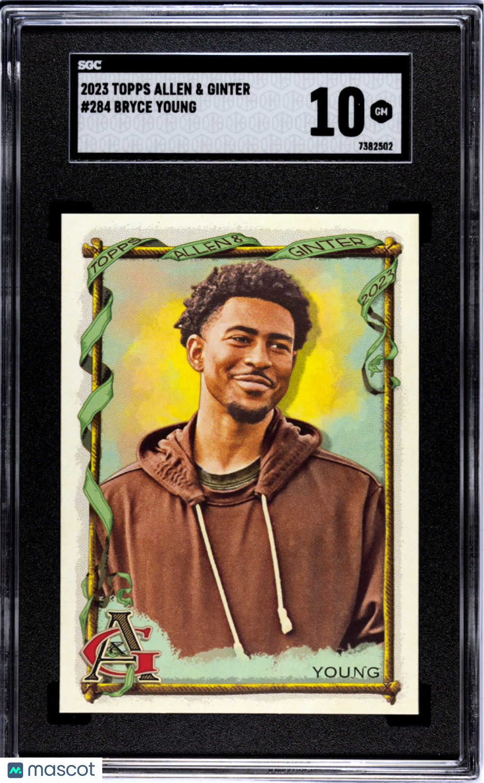 2023 Topps Allen & Ginter Bryce Young Rookie #284 SGC 10 Washington Commanders - Graded Sports Cards