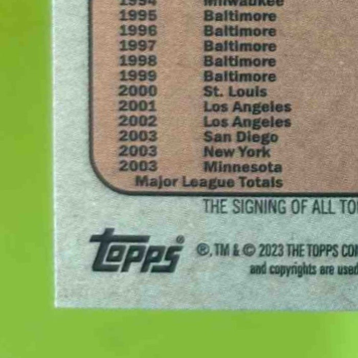 2023 Topps Archives Jesse Orosco Fan Favorites Auto Green Foil /99 New York Mets - Sports Cards