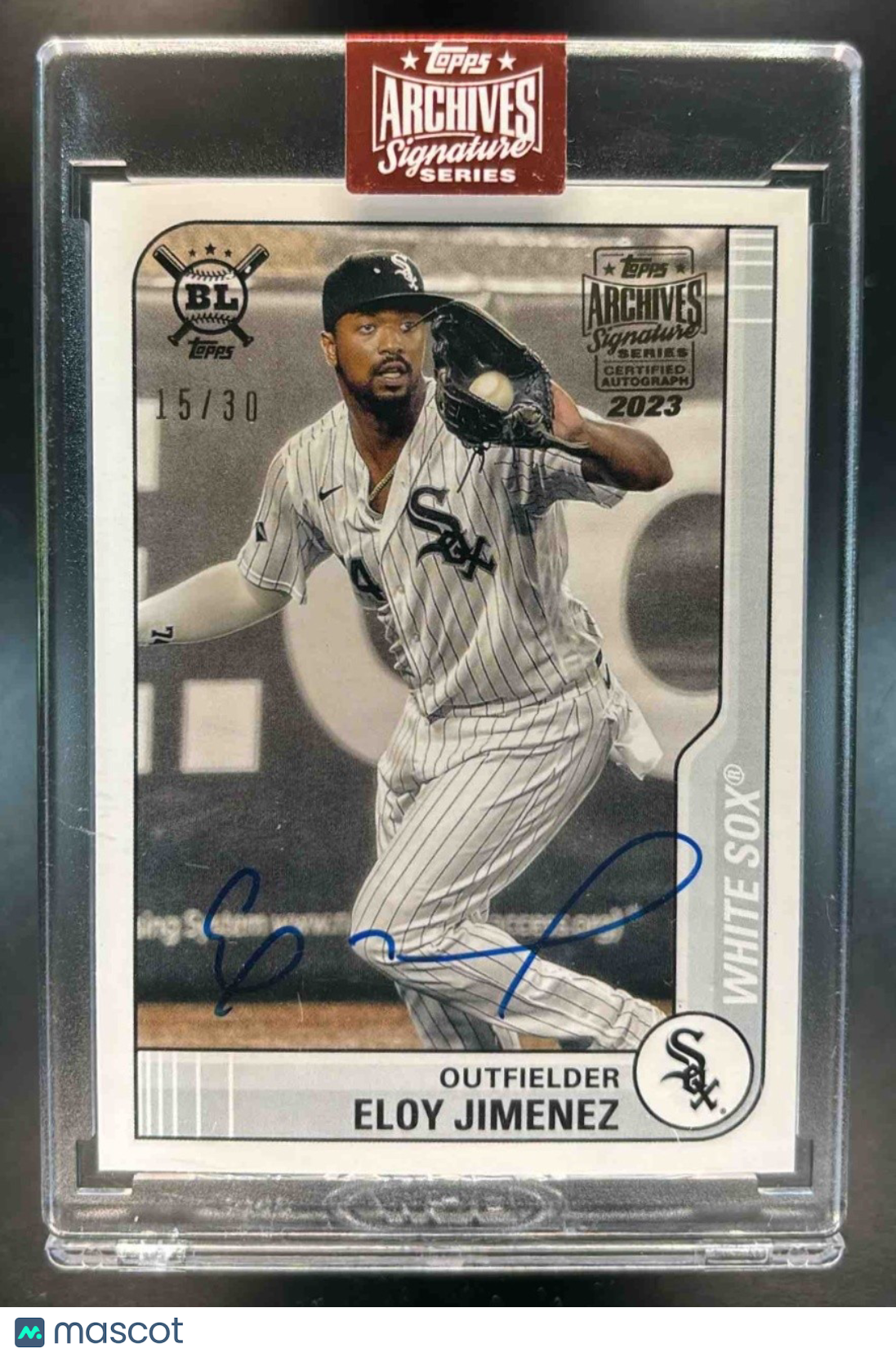 2023 Topps Archives Signature Eloy Jimenez On Card Auto 2021 Big League 15/30 - Sports Cards