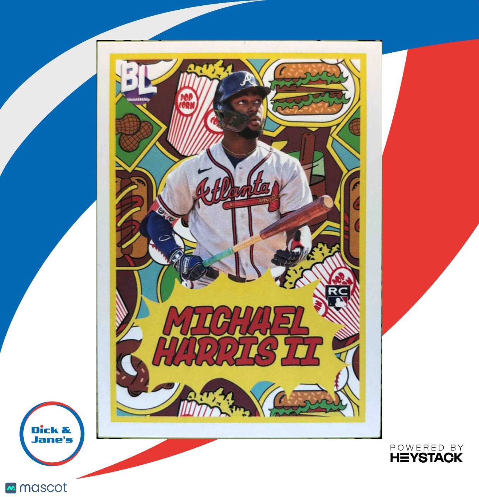 2023 Topps Big League Michael Harris II Leaguers #BL-24 RC Atlanta Braves - Sports Cards