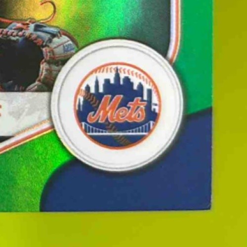 2023 Topps Big League Wrapper Redemption Brett Baty Green Foil 18/99 #WR-27 Mets - Sports Cards