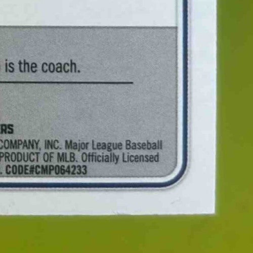 2023 Topps Big League Wrapper Redemption Brett Baty Green Foil 18/99 #WR-27 Mets - Sports Cards