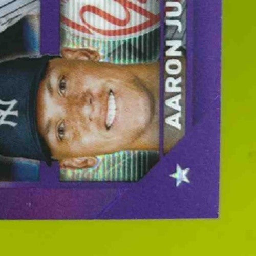 2023 Topps Chrome Aaron Judge Purple Refractor 190/250 #62 New York Yankees - Sports Cards
