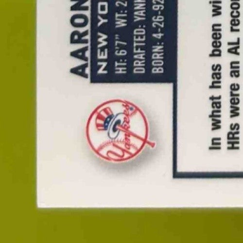 2023 Topps Chrome Aaron Judge Purple Refractor 190/250 #62 New York Yankees - Sports Cards