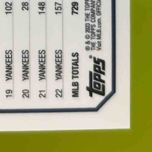 2023 Topps Chrome Aaron Judge Purple Refractor 190/250 #62 New York Yankees - Sports Cards