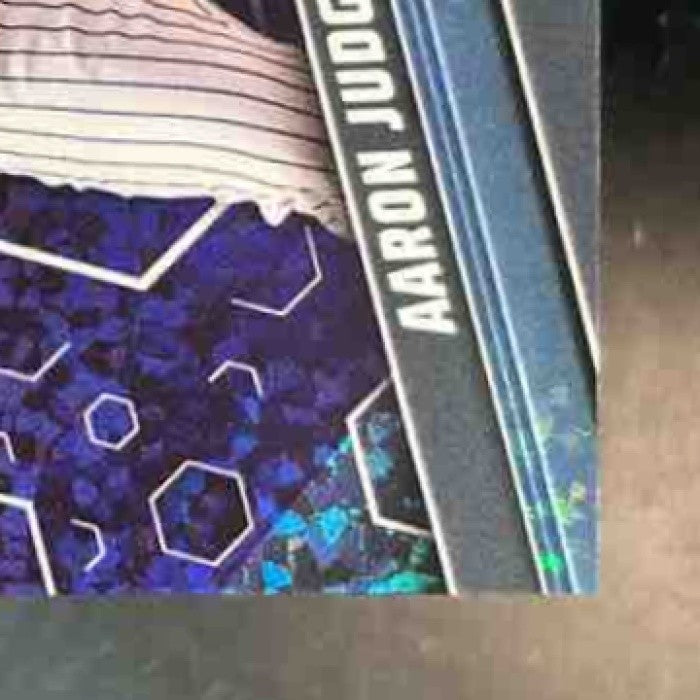 2023 Topps Chrome Black Aaron Judge Purple Mini Diamond /150 #1 New York Yankees - Sports Cards