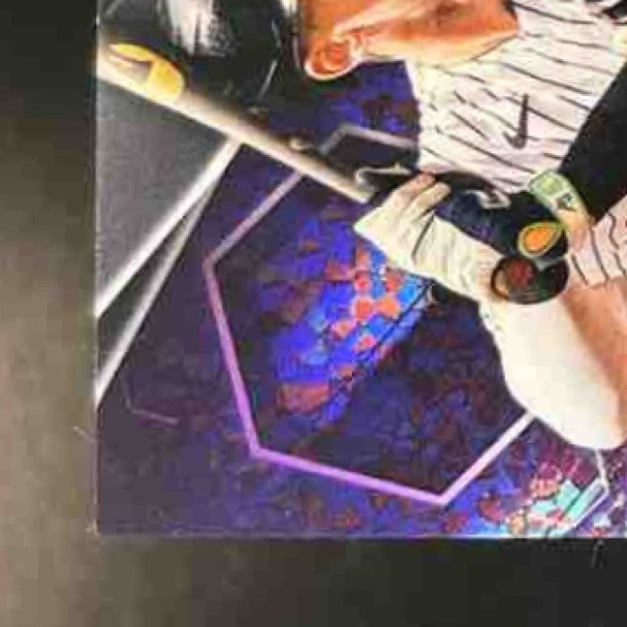 2023 Topps Chrome Black Aaron Judge Purple Mini Diamond /150 #1 New York Yankees - Sports Cards