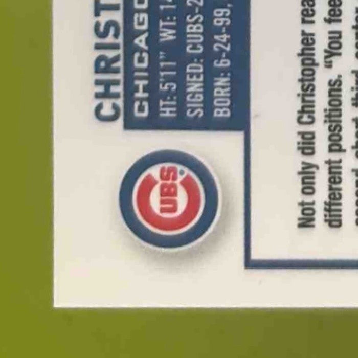 2023 Topps Chrome Christopher Morel Orange Refractor 22/25 #198 RC Chicago Cubs - Sports Cards