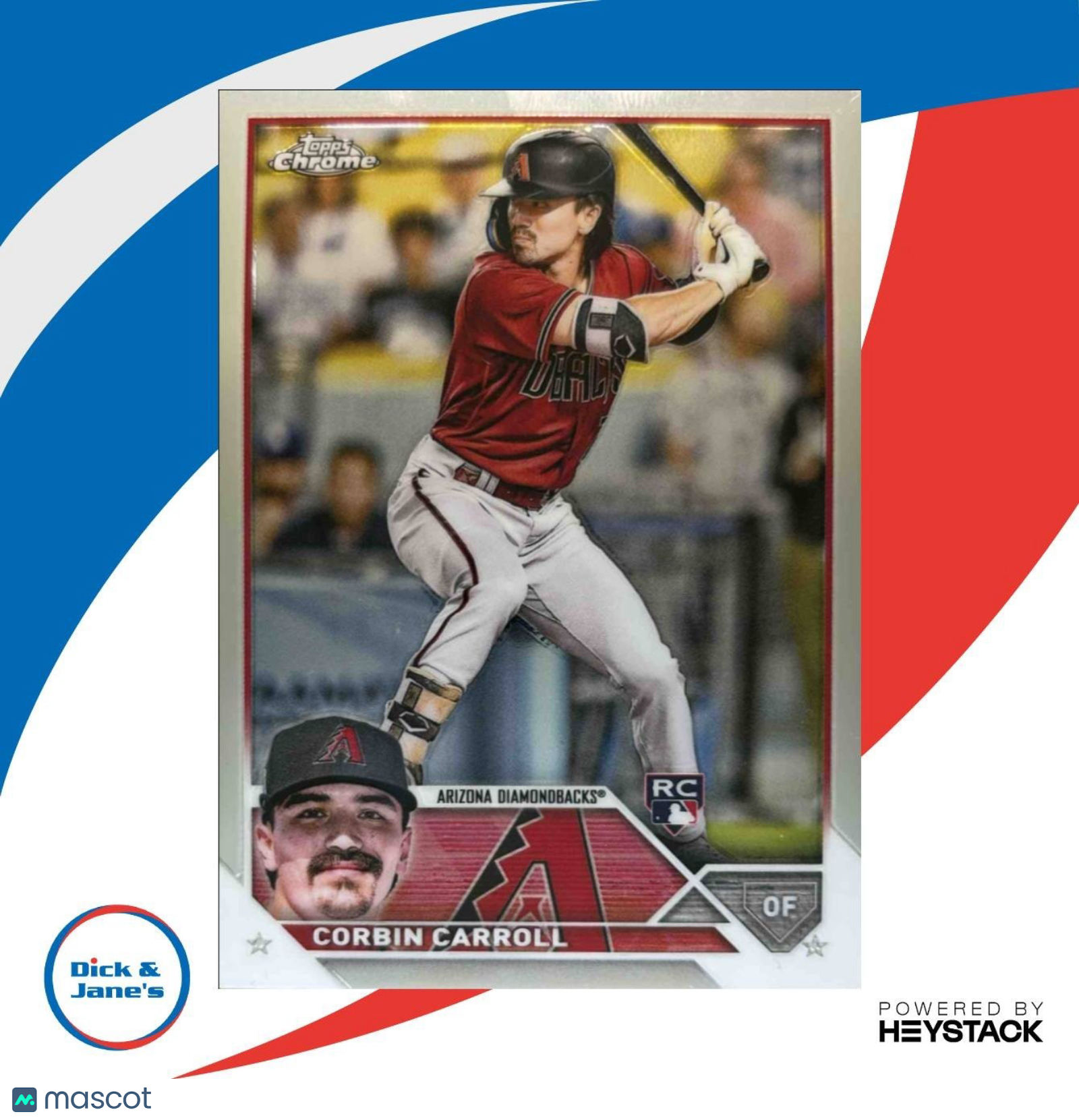 2023 Topps Chrome Corbin Carroll #95 RC Arizona Diamondbacks - Sports Cards
