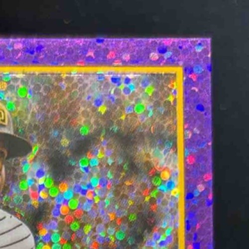 2023 Topps Chrome Juan Soto Purple Speckle Refractor /299 #100 San Diego Padres - Sports Cards