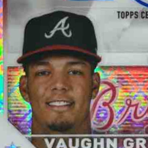 2023 Topps Chrome Logofractor Vaughn Grissom Auto #RCA-VG RC Atlanta Braves - Sports Cards