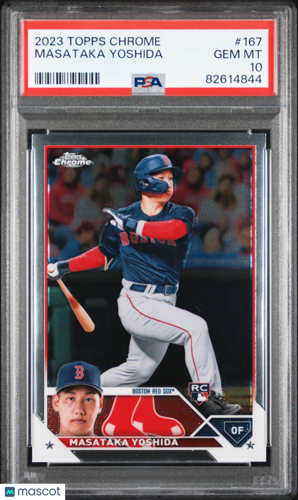 2023 Topps Chrome Masataka Yoshida #167 PSA 10 - Graded Sports Cards