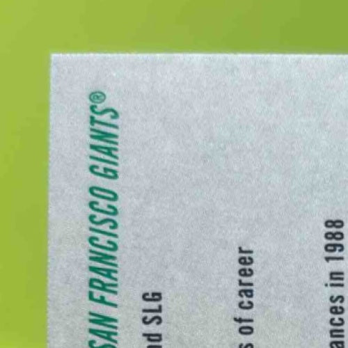 2023 Topps Chrome Platinum Anniversary Will Clark Blue Shimmer /100 #485 Giants - Sports Cards