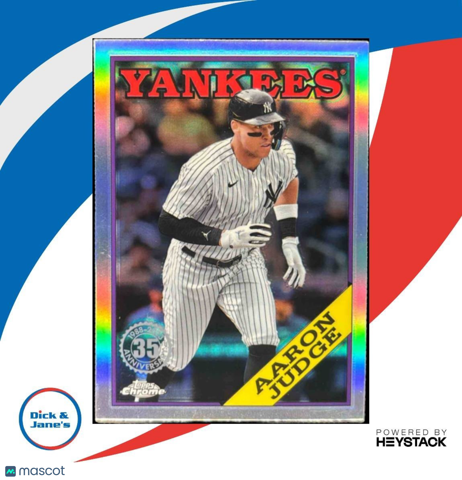 2023 Topps Chrome Update Aaron Judge 1988 Baseball #88CU-1 New York Yankees - Sports Cards
