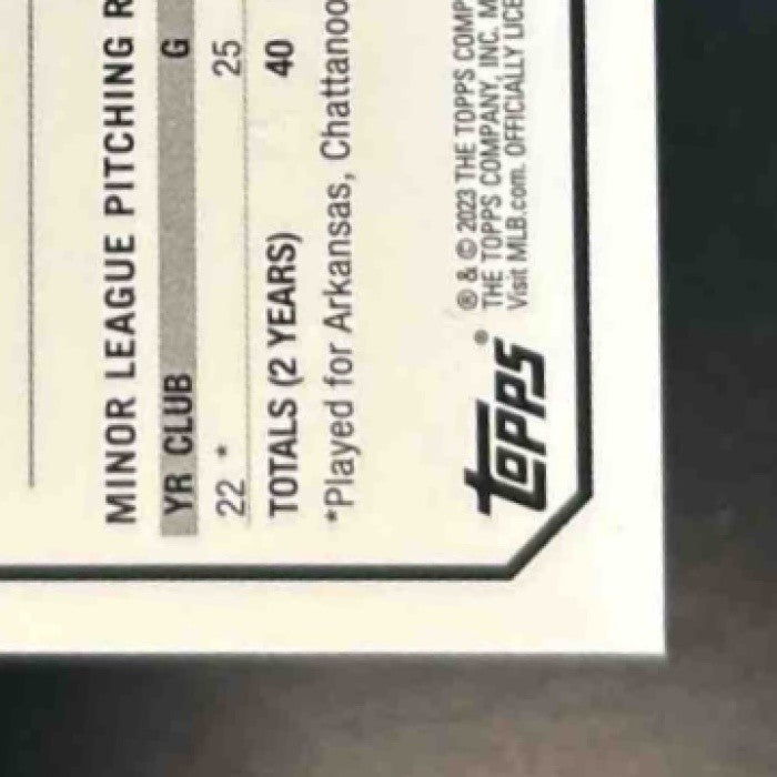 2023 Topps Chrome Update Levi Stoudt Green /99 #USC13 RC Cincinnati Reds - Sports Cards