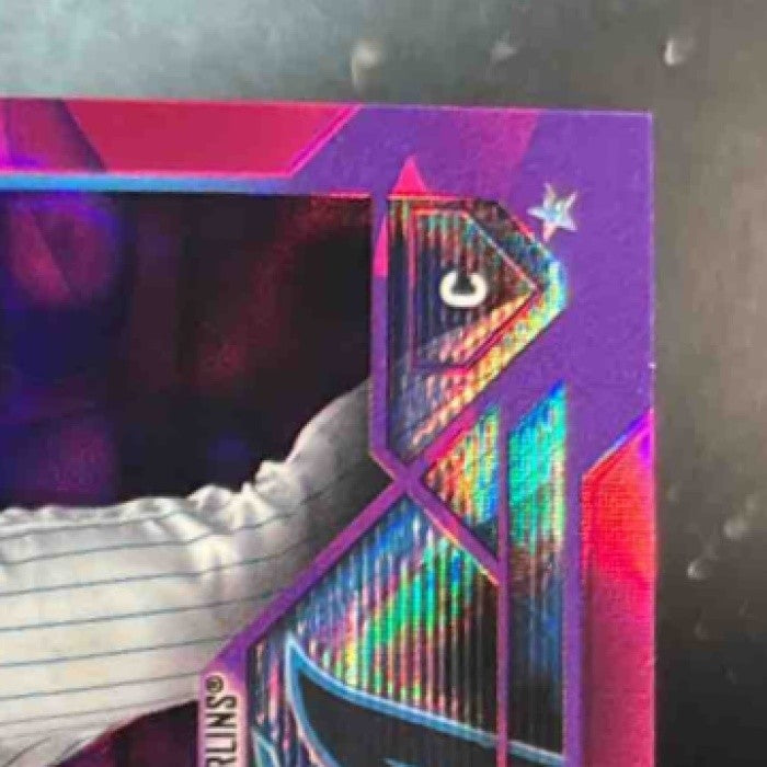 2023 Topps Chrome Update Nick Fortes Magenta/Purple Lava Lamp /299 USC77 Marlins - Sports Cards