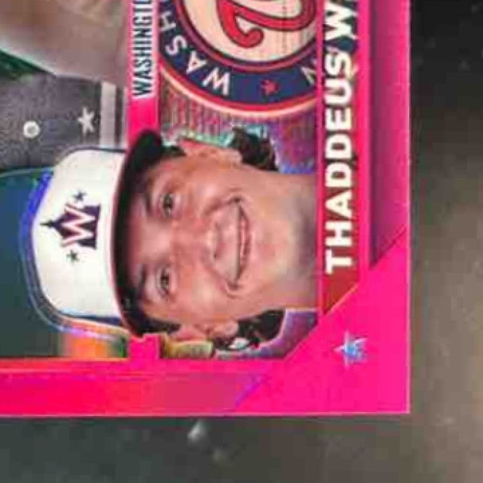 2023 Topps Chrome Update Thaddeus Ward Magenta /399 #USC126 RC Nationals - Sports Cards