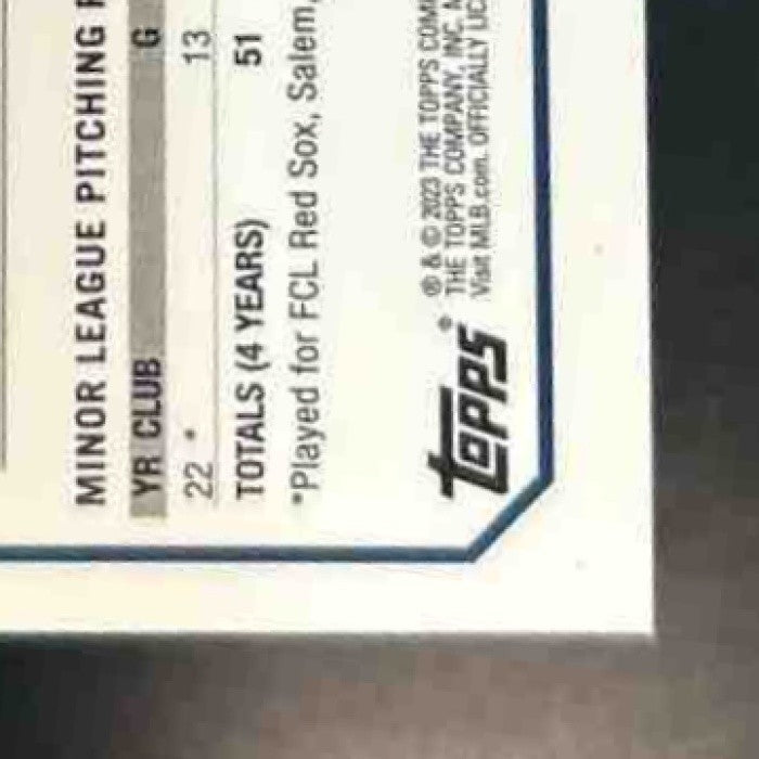 2023 Topps Chrome Update Thaddeus Ward Magenta /399 #USC126 RC Nationals - Sports Cards