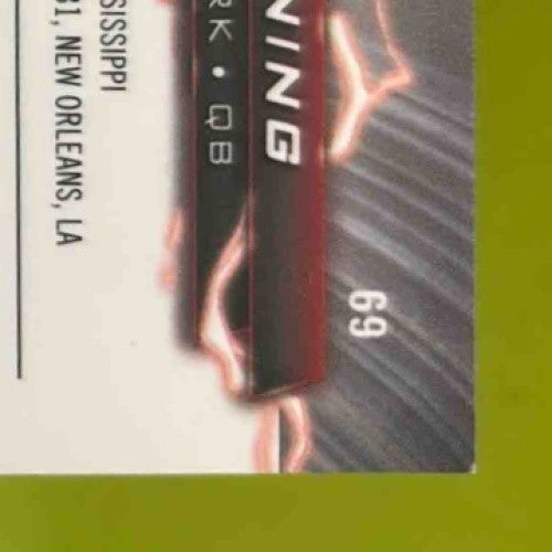 2023 Topps Composite Eli Manning Resurgence Yellow Surge /200 #69 Giants - Sports Cards