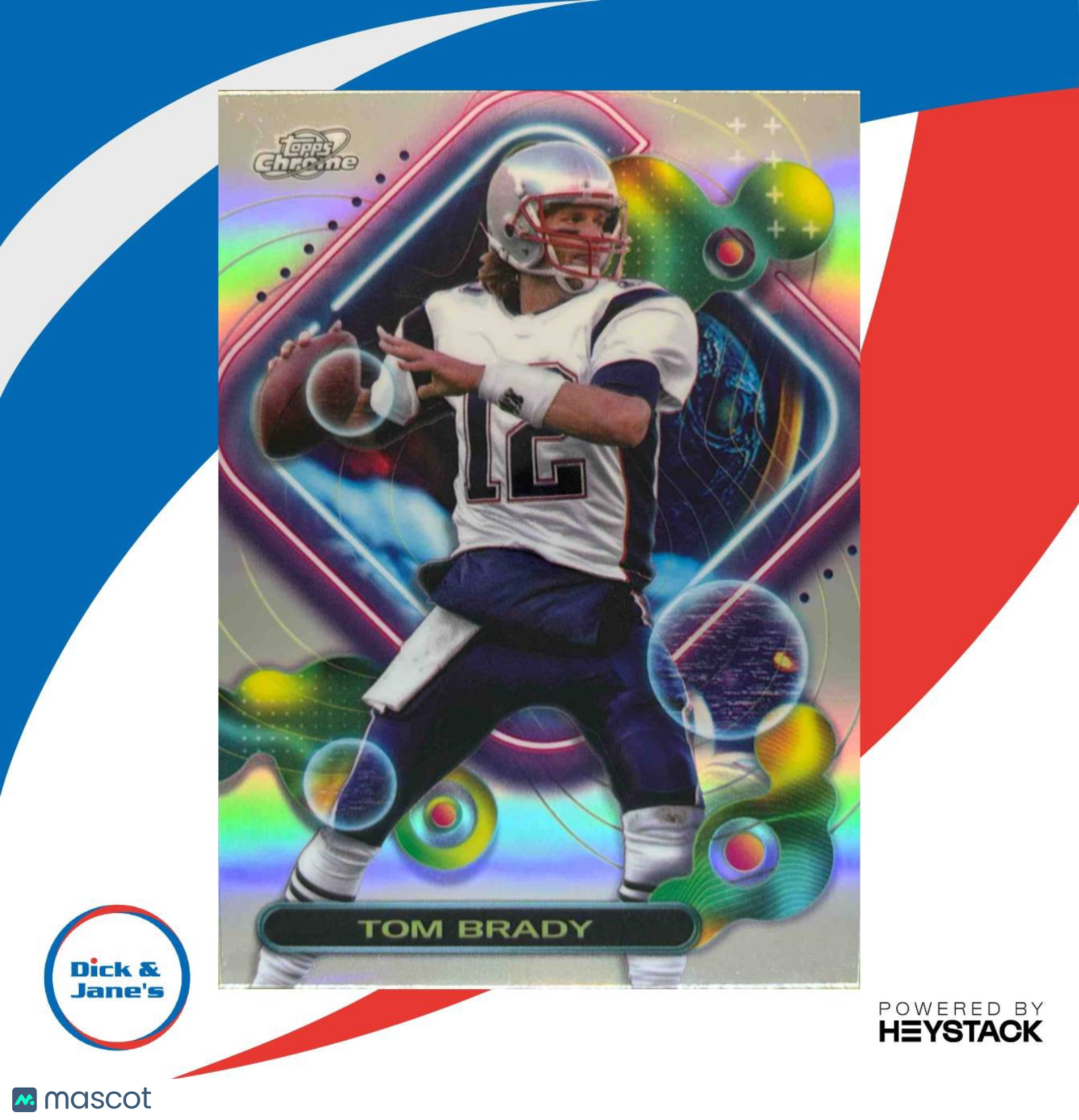 2023 Topps Composite Tom Brady Cosmic Chrome Refractor #281 New England Patriots - Sports Cards