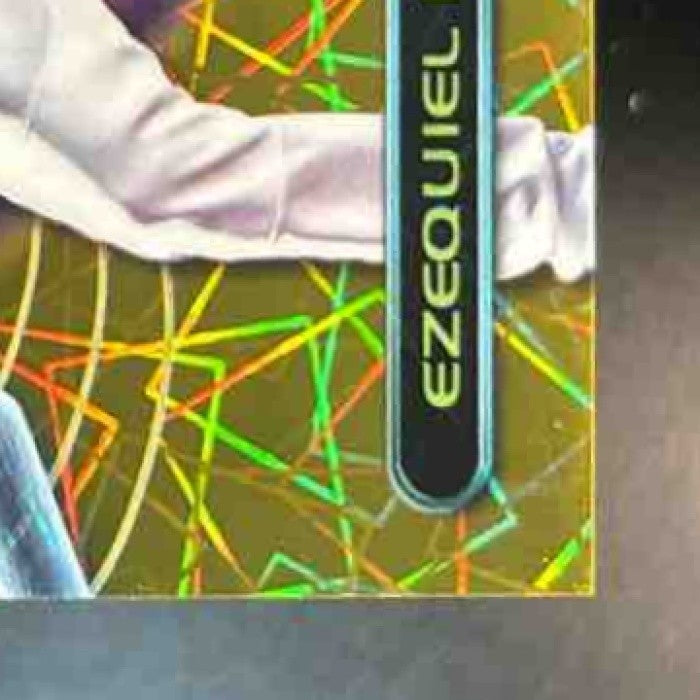 2023 Topps Cosmic Chrome Ezequiel Duran Gold Interstellar /50 #102 RC Rangers - Sports Cards