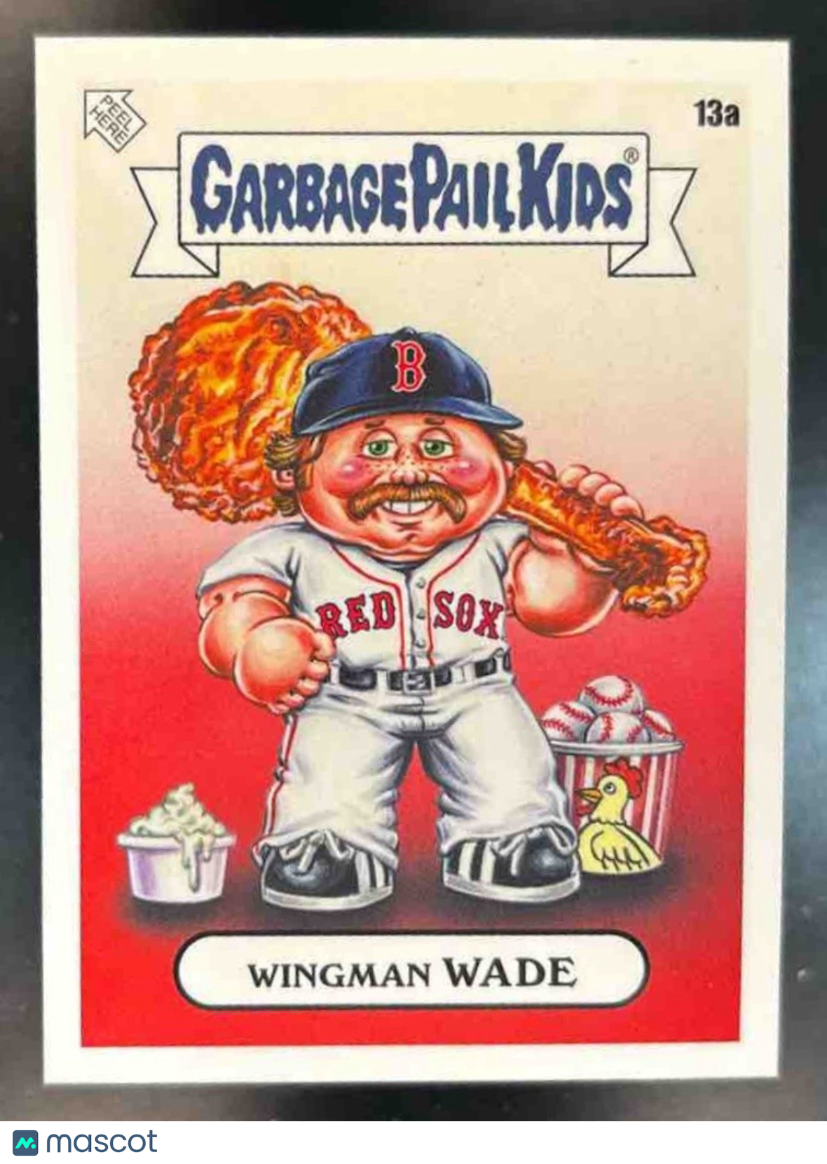 2023 Topps Garbage Pail Kids x MLB Series 3 Wingman Wade #13a Boston Red Sox - Sports Cards