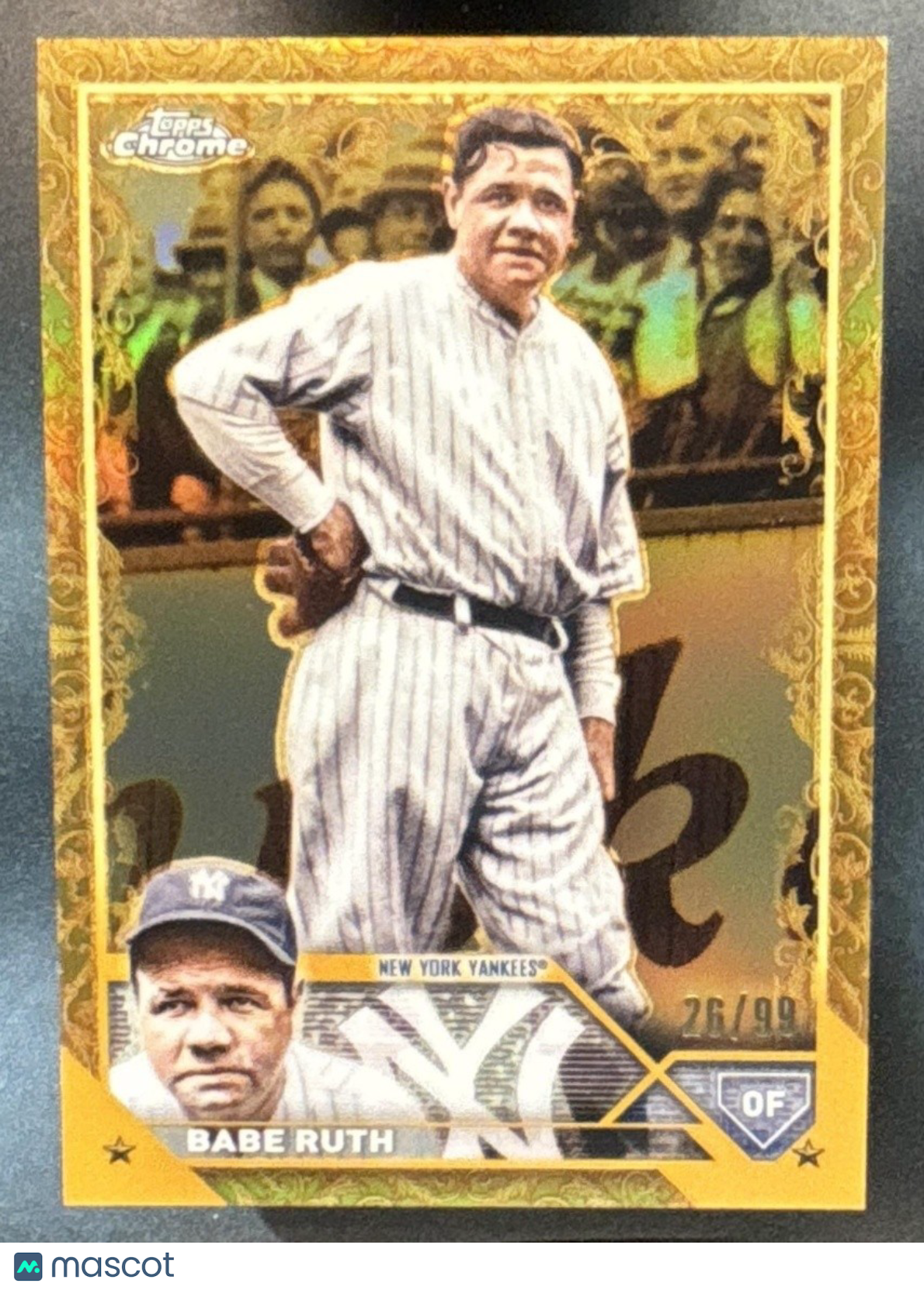 2023 Topps Gilded Collection Babe Ruth /99 #3 New York Yankees - Sports Cards