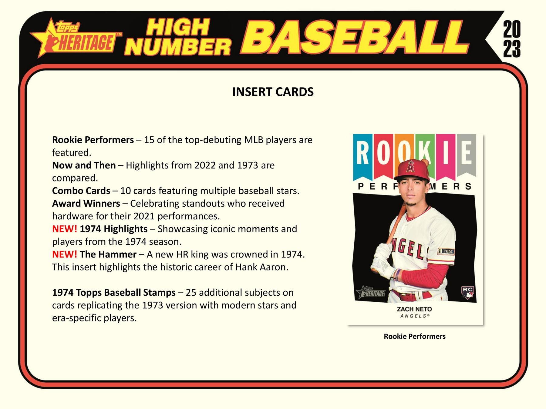 2023 Topps Heritage High Number Baseball Hobby Box (24 Packs) - MLB Hobby Box
