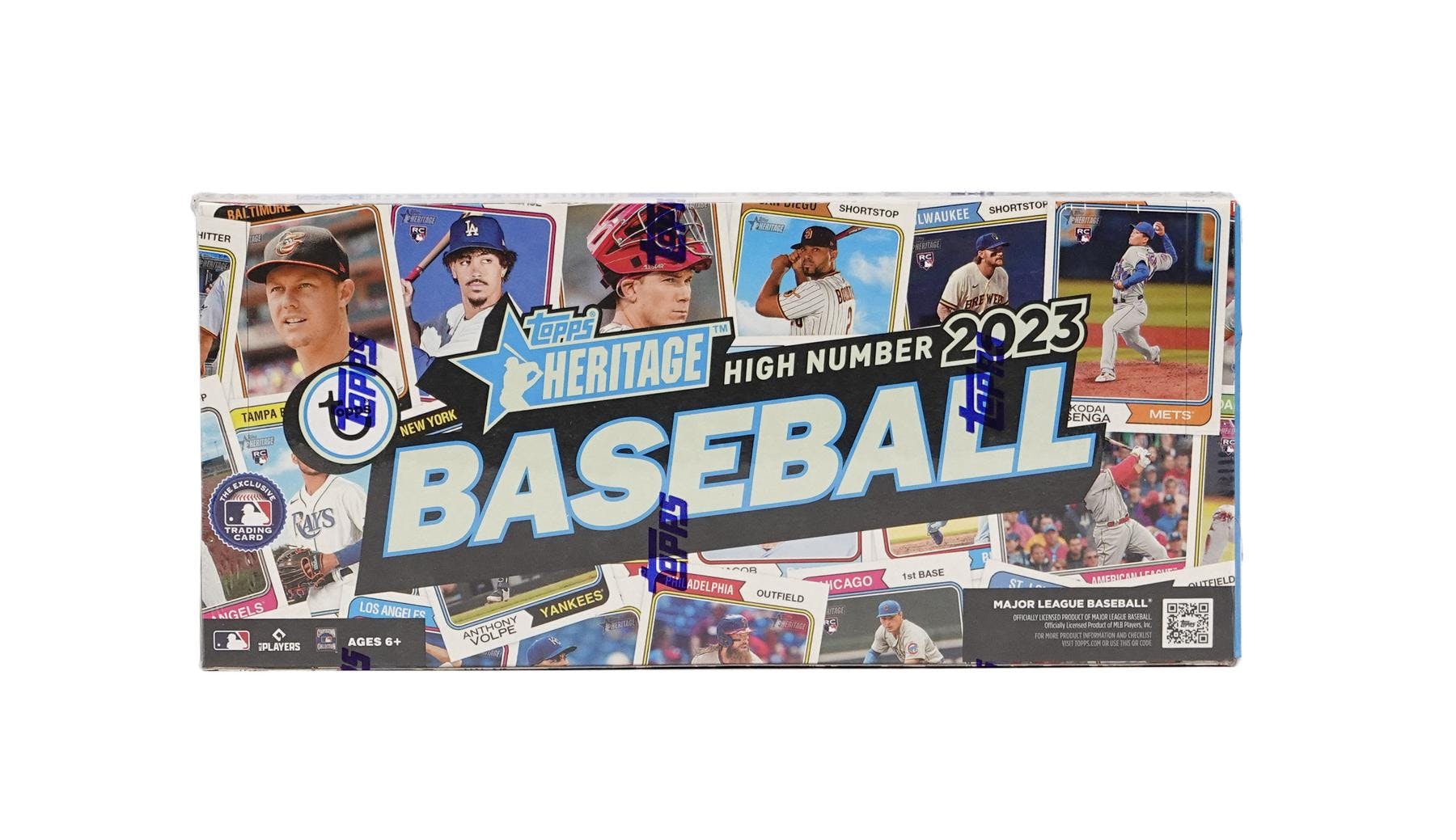 2023 Topps Heritage High Number Baseball Hobby Box (24 Packs) - MLB Hobby Box
